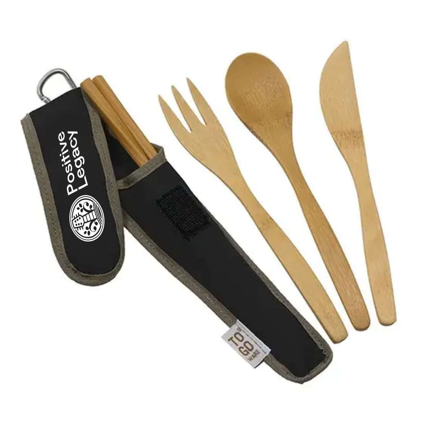 Eco-Friendly Reusable Utensil Set - Black