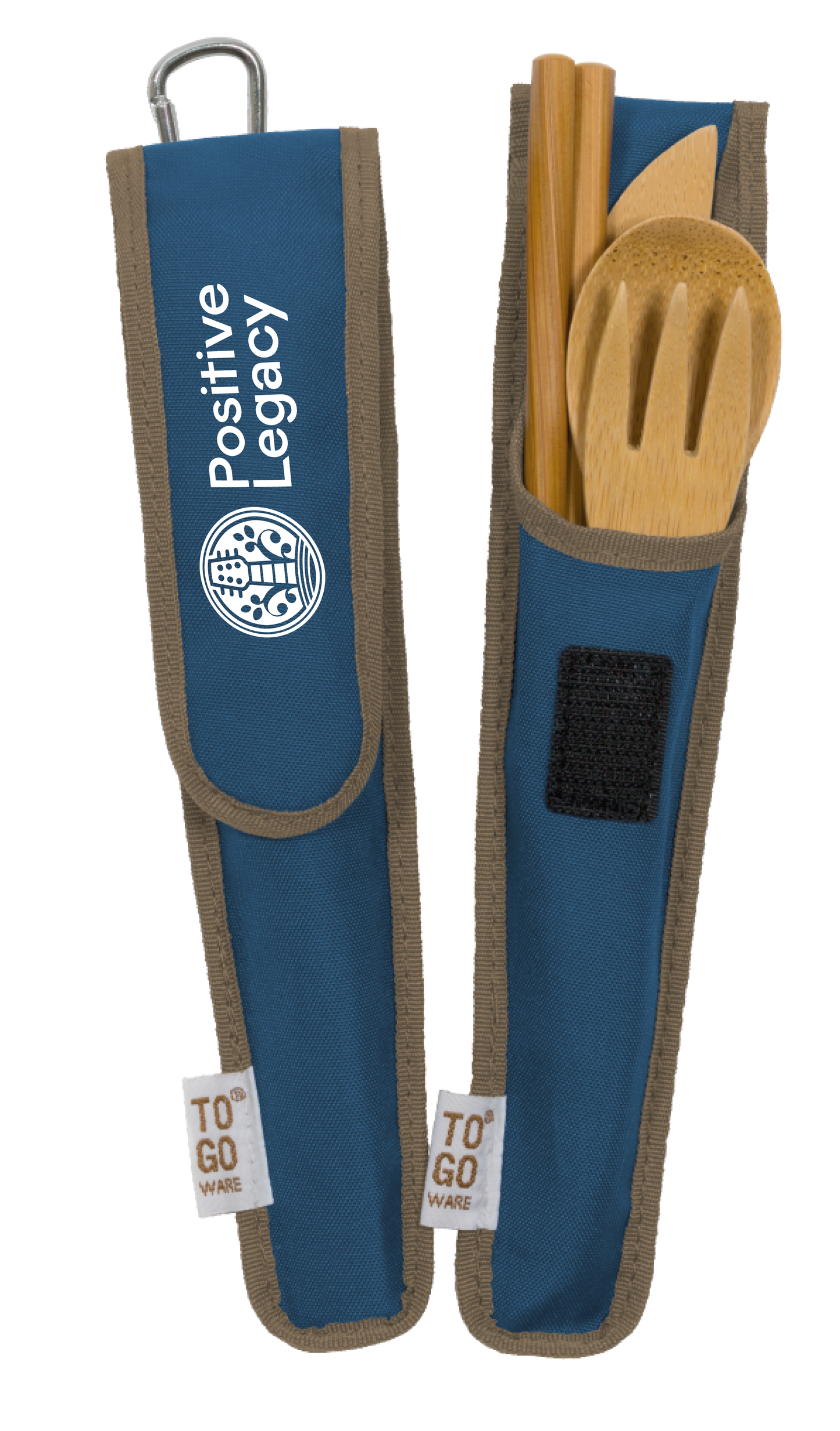 Eco-Friendly Reusable Utensil Set - Indigo/Blue