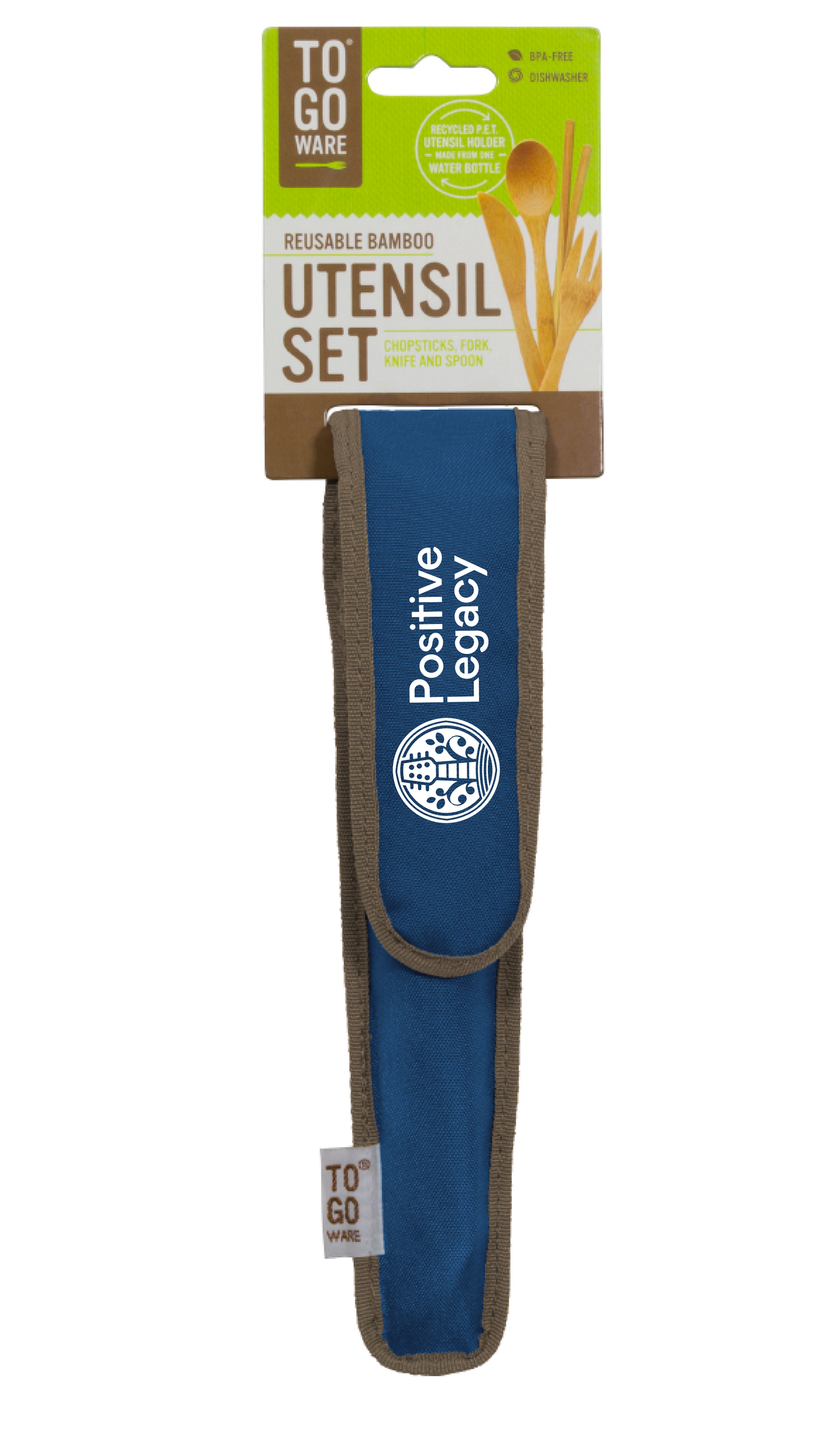 Eco-Friendly Reusable Utensil Set - Indigo/Blue