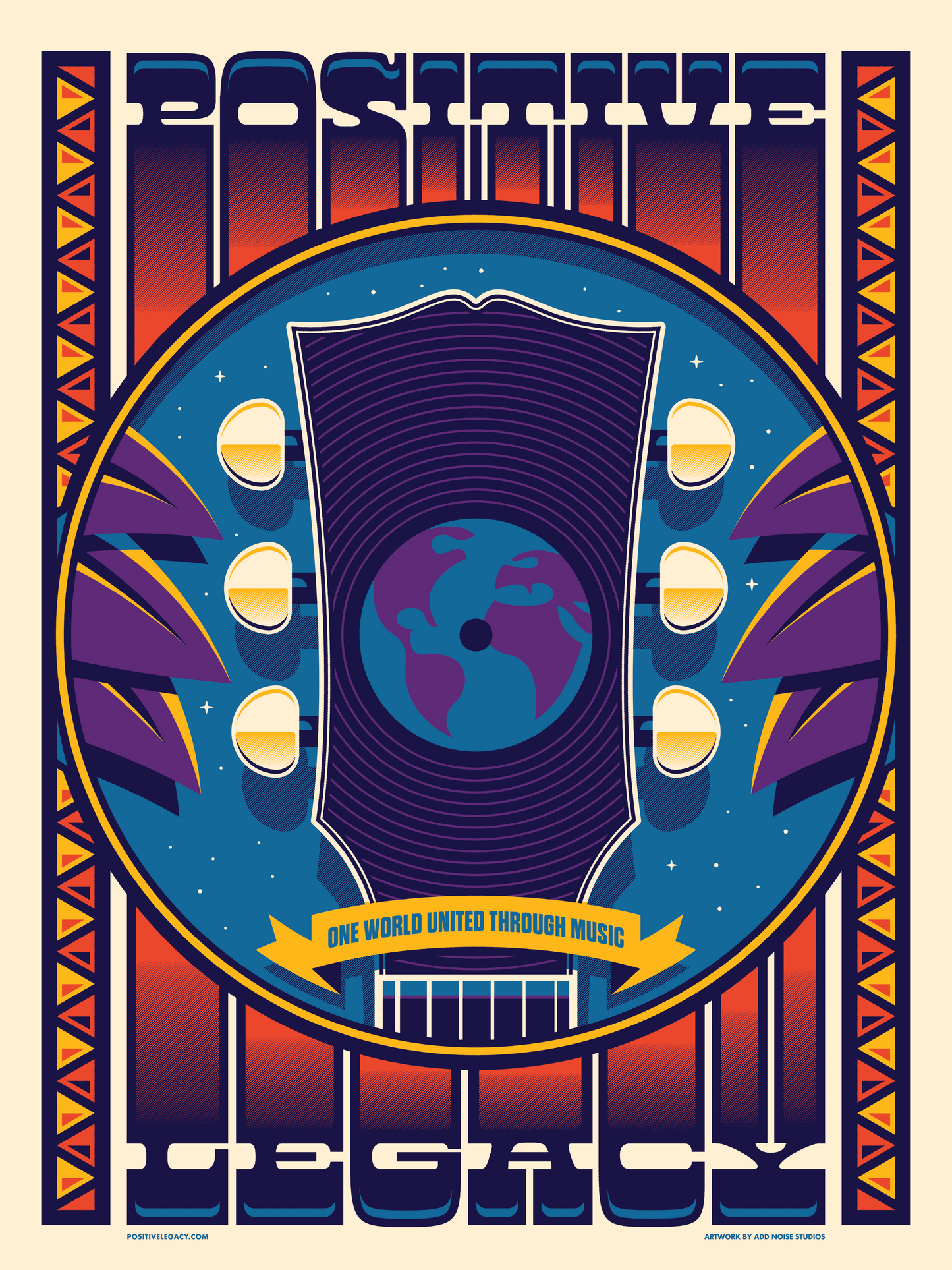 Positive Legacy Guitar Poster