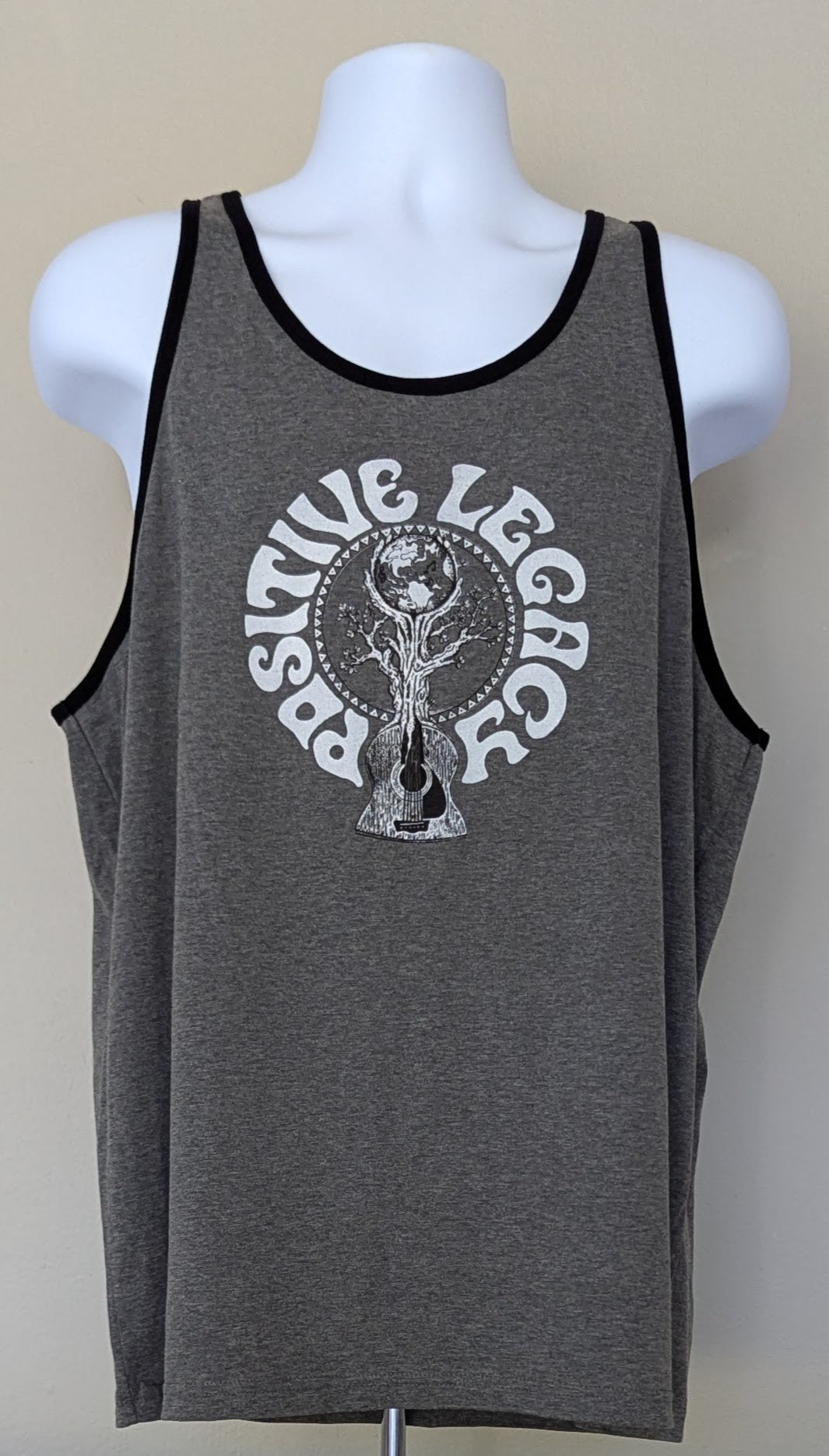 Men's "Guitar Tree" Grey Tank