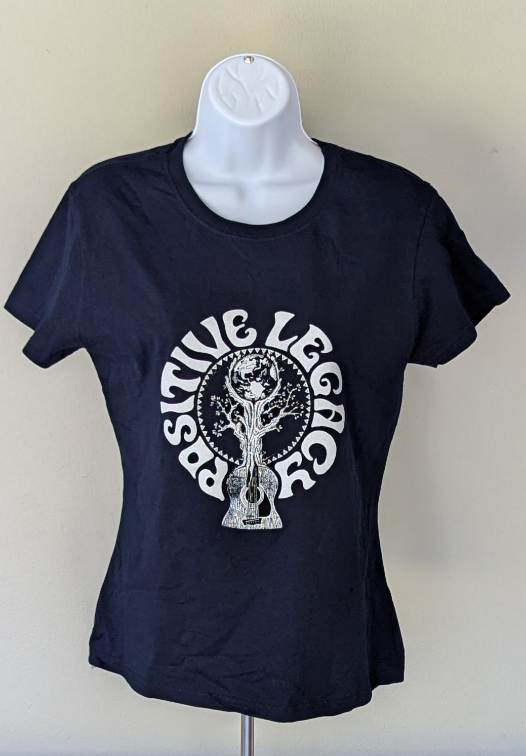 Women's "Guitar Tree" Dark Blue T-Shirt