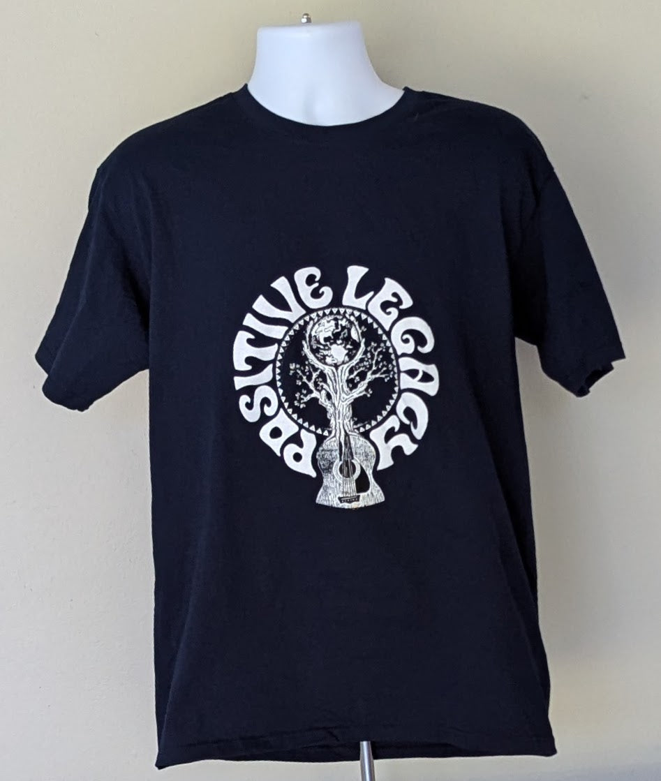 Men's "Guitar Tree" Dark Blue T-Shirt