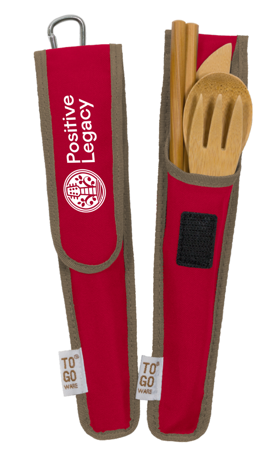 Eco-Friendly Reusable Utensil Set - Cayenne/Red