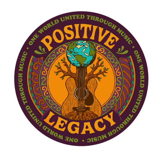 NEW "Guitar Tree" Round Sticker